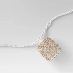 10ct Incandescent Mini Lights With Wrapped Rattan Hoods Brown - Opalhouse™ -Opalhouse Living Outlet Store GUEST 1611eebf 7bfb 46d6 95fc 5806cce0b33e