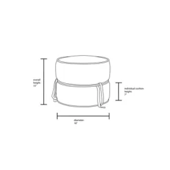 Olivia Round Pouf Rust - Opalhouse™ Designed With Jungalow™ -Opalhouse Living Outlet Store GUEST 2dec2442 055a 49e6 a91f e3a92174e078