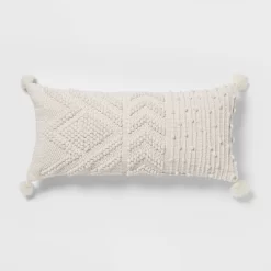 Oversize Embroidered Textured Lumbar Throw Pillow - Opalhouse™ 11 Oversize Embroidered Textured Lumbar Throw Pillow - Opalhouse™ -Opalhouse Living Outlet Store GUEST 399aa876 36d6 4b87 961b 9076fb8d1e43