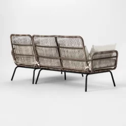 Latigo Patio Sectional Gray/Brown/Linen - Opalhouse™ -Opalhouse Living Outlet Store GUEST 5eae43d8 5c64 4cc3 9138 f7a903fdf2b9