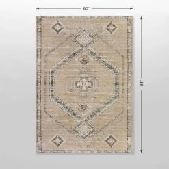 5'x7' Sunset Moroccan Tapestry Rectangular Woven Outdoor Area Rug Light Brown - Opalhouse™ -Opalhouse Living Outlet Store GUEST 600501e1 0d8a 42f2 9afb 1f6245befe8b