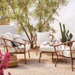 2pc Britanna Outdoor Patio Chairs, Club Chairs Natural - Opalhouse™ -Opalhouse Living Outlet Store GUEST 6385c2ea 6b29 41a9 8f22 4a71cfddc595