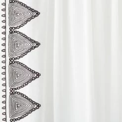 1pc Light Filtering Diamond Border Window Curtain Panel White - Opalhouse™ Designed With Jungalow™ -Opalhouse Living Outlet Store GUEST 6a1227ec a22c 4a58 b5cd ea3e9bda3f45