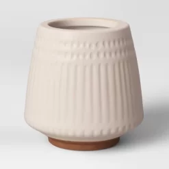 Textured Ceramic Planter Pots White - Opalhouse™ -Opalhouse Living Outlet Store GUEST 771efa5e 3add 4e21 80c4 c9499e40fff5