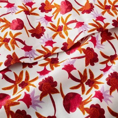 Printed Cotton Percale Sheet Set - Opalhouse™ Designed With Jungalow™ 2 Printed Cotton Percale Sheet Set - Opalhouse™ Designed With Jungalow™ - Image 2