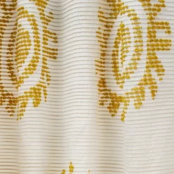 1pc 50"x84" Light Filtering Jacquard Curtain Panel Gold - Opalhouse™ Designed With Jungalow™ -Opalhouse Living Outlet Store GUEST 914fca59 4940 4a38 977a d369d522b944