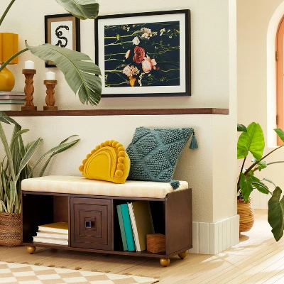 Serra Bench With Cushion - Opalhouse™ Designed With Jungalow™ 1 Serra Bench With Cushion - Opalhouse™ Designed With Jungalow™