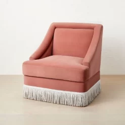 Alberhill Velvet Accent Chair With Fringe - Opalhouse™ Designed With Jungalow™ -Opalhouse Living Outlet Store GUEST a709b307 4458 4ecc 9b30 83a9319c5ed7