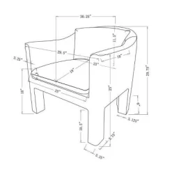 Linaria Fully Upholstered Velvet Accent Chair - Opalhouse™ Designed With Jungalow™ -Opalhouse Living Outlet Store GUEST ad17c705 dfa0 46d8 b8c3 dfd39ecea933