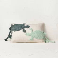 Two Lizard Punch Needle Lumbar Throw Pillow - Opalhouse™ Designed With Jungalow™ -Opalhouse Living Outlet Store GUEST b928f6a8 8ca3 4efd 8799 466299a95a4e