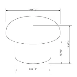 Maddalena Mushroom Stool - Opalhouse™ Designed With Jungalow™ -Opalhouse Living Outlet Store GUEST c2878331 038a 4ac5 ad14 266eb978ce44