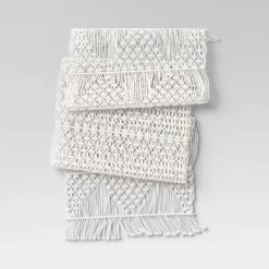 Cotton Macrame Runner White - Opalhouse™ -Opalhouse Living Outlet Store GUEST c5fab824 fe39 4973 9dab 7f6bd6fcfb15