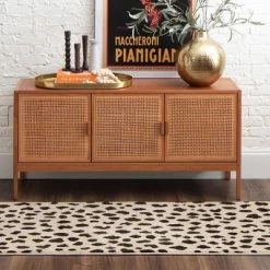 Daffodil Leopard Print Woven Rug - Threshold™ -Opalhouse Living Outlet Store GUEST ca6f0185 7f07 4025 bbdb 2103d7e23c18