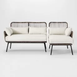 Latigo Patio Sectional Gray/Brown/Linen - Opalhouse™ -Opalhouse Living Outlet Store GUEST d4b1765d 3cc1 40d8 be28 d2caf30cb830