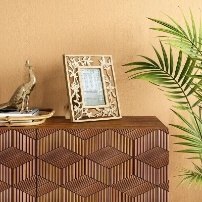 4" X 6" Metal Feather Frame Light Gold - Opalhouse™ 1 4" X 6" Metal Feather Frame Light Gold - Opalhouse™