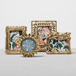 4" X 4" Cast Sunburst Frame Gold - Opalhouse™ 5 4" X 4" Cast Sunburst Frame Gold - Opalhouse™ -Opalhouse Living Outlet Store GUEST fd37b239 5c24 4dd7 9ffd e03c865a7260